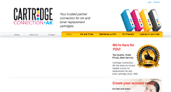 Desktop Screenshot of cartridgeconnectionak.com